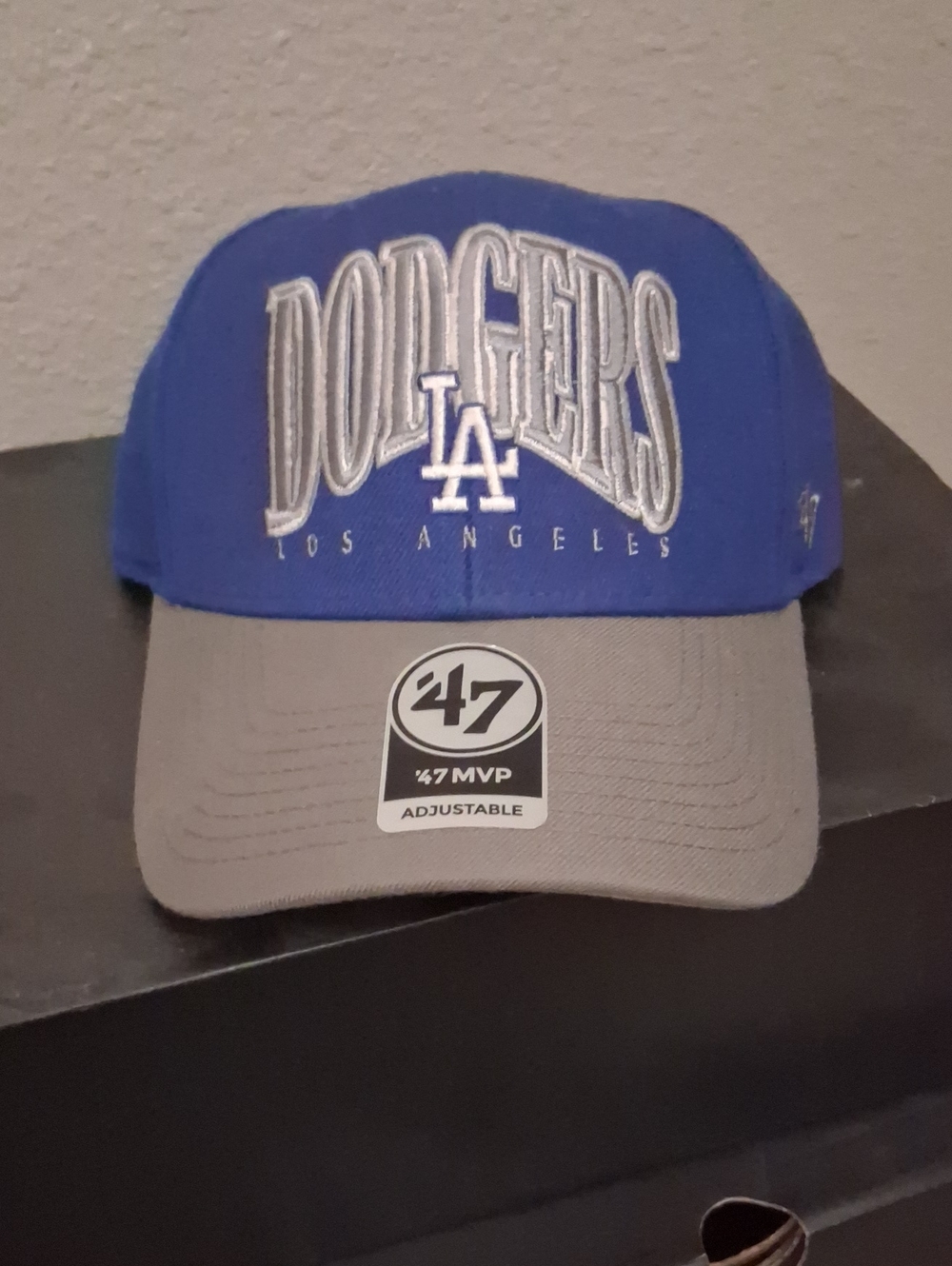 47 Los Angeles Dodgers Royal Blue and Gray Adjustable Cap